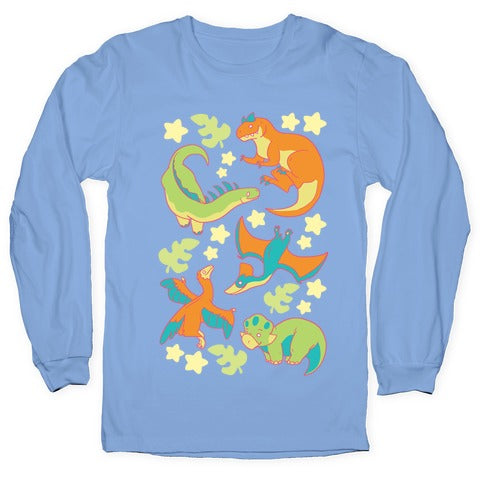 Funky Dinosaur Friends Longsleeve Tee